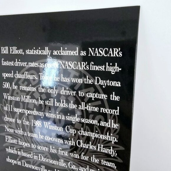 Nascar 1996 Bill Elliott Oversized Jumbo Trading Card Pinnacle Action Packed 90s - Picture 5 of 13